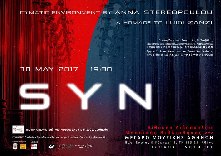 «S Y N» ένα Κυματικό Περιβάλλον της Άννας Στερεοπούλου αφιερωμένο στην μνήμη του Luigi Zanzi