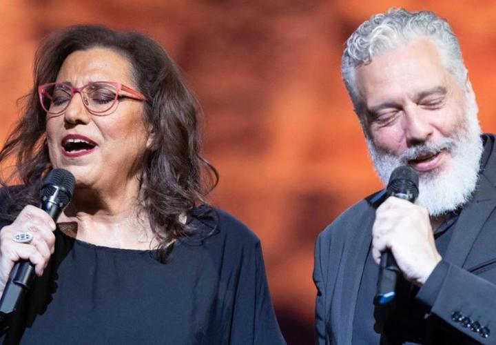 H Mαρία Φαραντούρη και ο Τάσης Χριστογιαννόπουλος στο Μέγαρο Μουσικής Αθηνών 